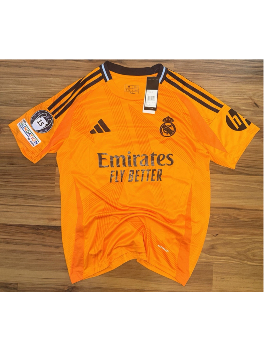 NWT Adidas Real Madrid Modric #10 2024/25 Away Jersey Orange Men's Medium - Picture 1 of 11